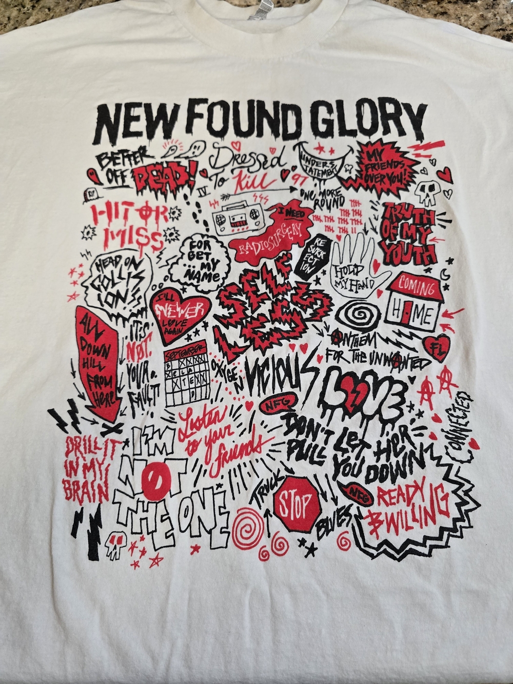 New Found Glory Song Title Shirt